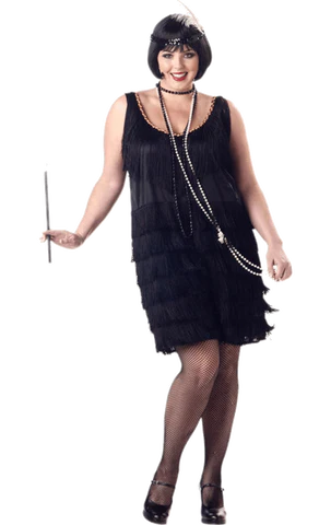20s Flapper Costume Plus Size